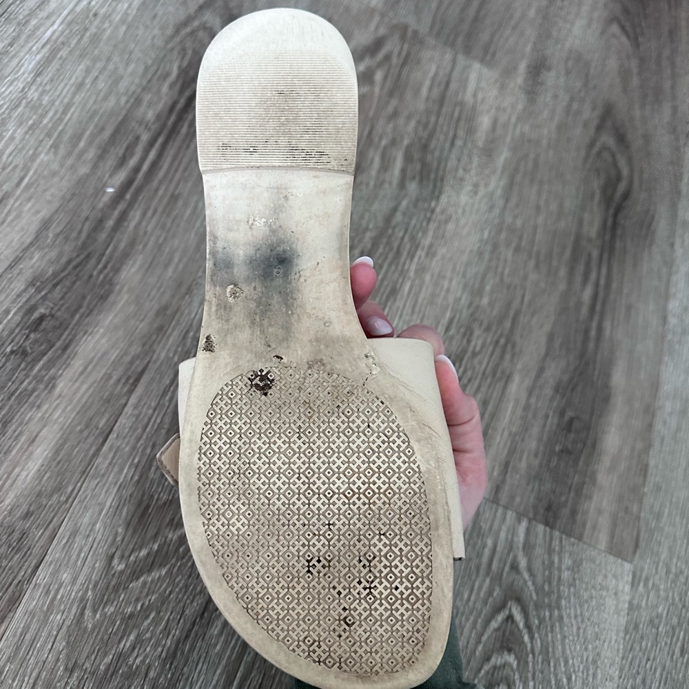 Tory Burch Melinda Slide Sandal Tan Beige 9 - Picture 9 of 9